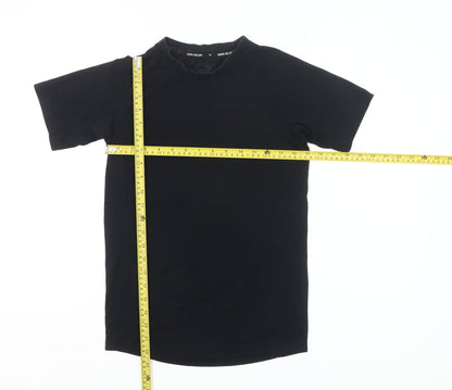 Puma Boys Black 11-12Y Short Sleeve Sports Training T-Shirt