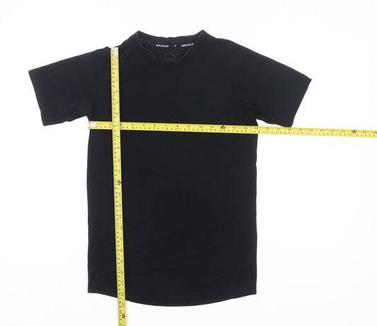 Puma Boys Black 11-12Y Short Sleeve Sports Training T-Shirt