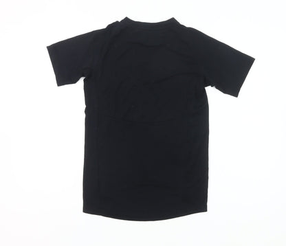 Puma Boys Black 11-12Y Short Sleeve Sports Training T-Shirt
