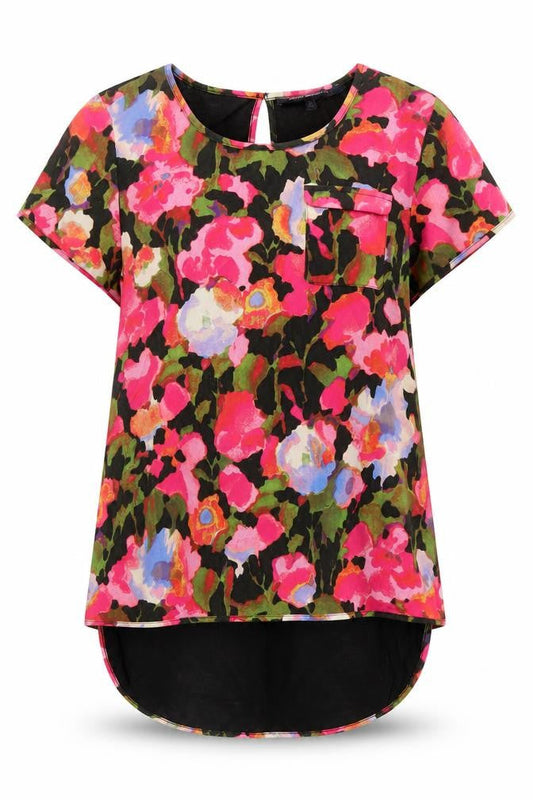 French Connection Women’s Multicoloured Floral Tunic Blouse XS