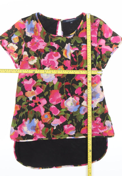 French Connection Women’s Multicoloured Floral Tunic Blouse XS