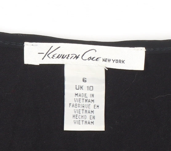 Kenneth Cole Women’s Black Size 10 Sleeveless Shift Dress