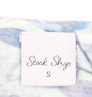 Stock Shop Women’s Multicoloured Floral Rhinestone T-Shirt Size S