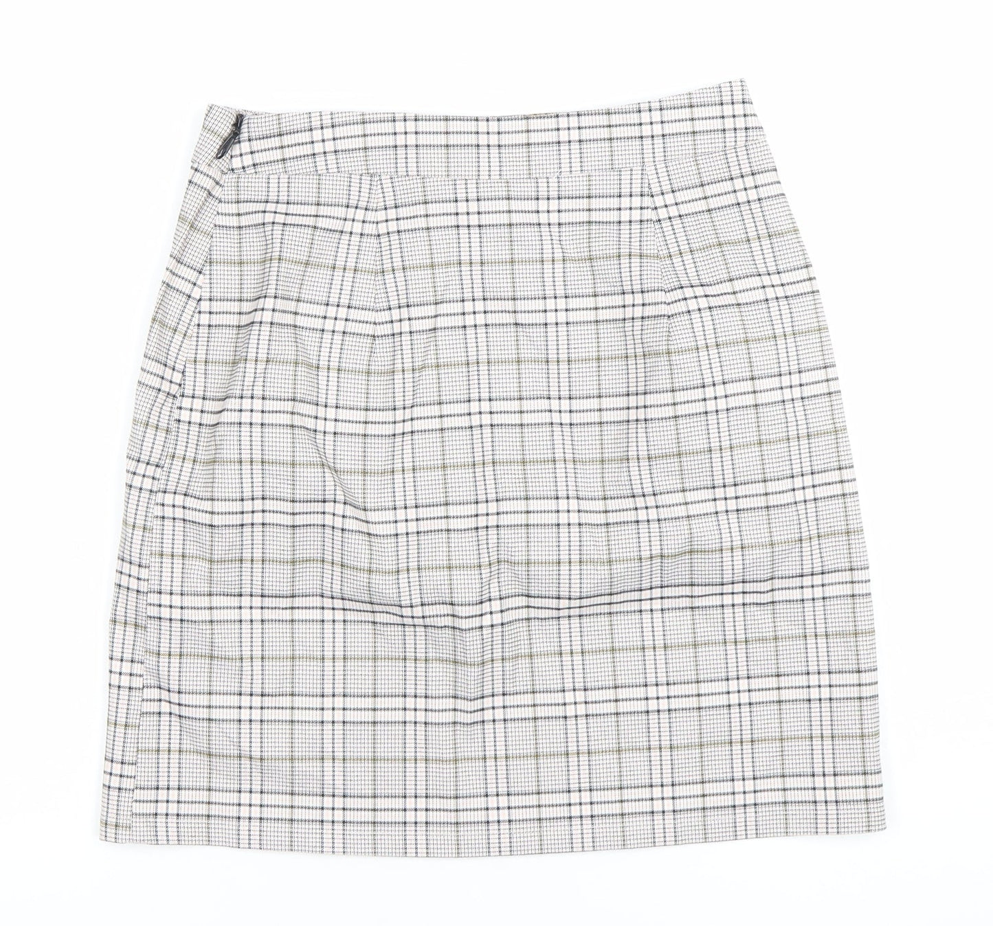 New Look Women’s Multicoloured Size 8 Check Pencil Skirt