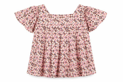 H&M Women’s Multicoloured Geometric Tunic Blouse Size 8