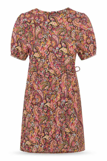 Next Womens Multicoloured Paisley Wrap Dress Size 6