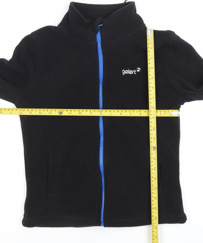 Gelert Boys Black Fleece Full Zip Jacket 13 Years Hiking Outdoor