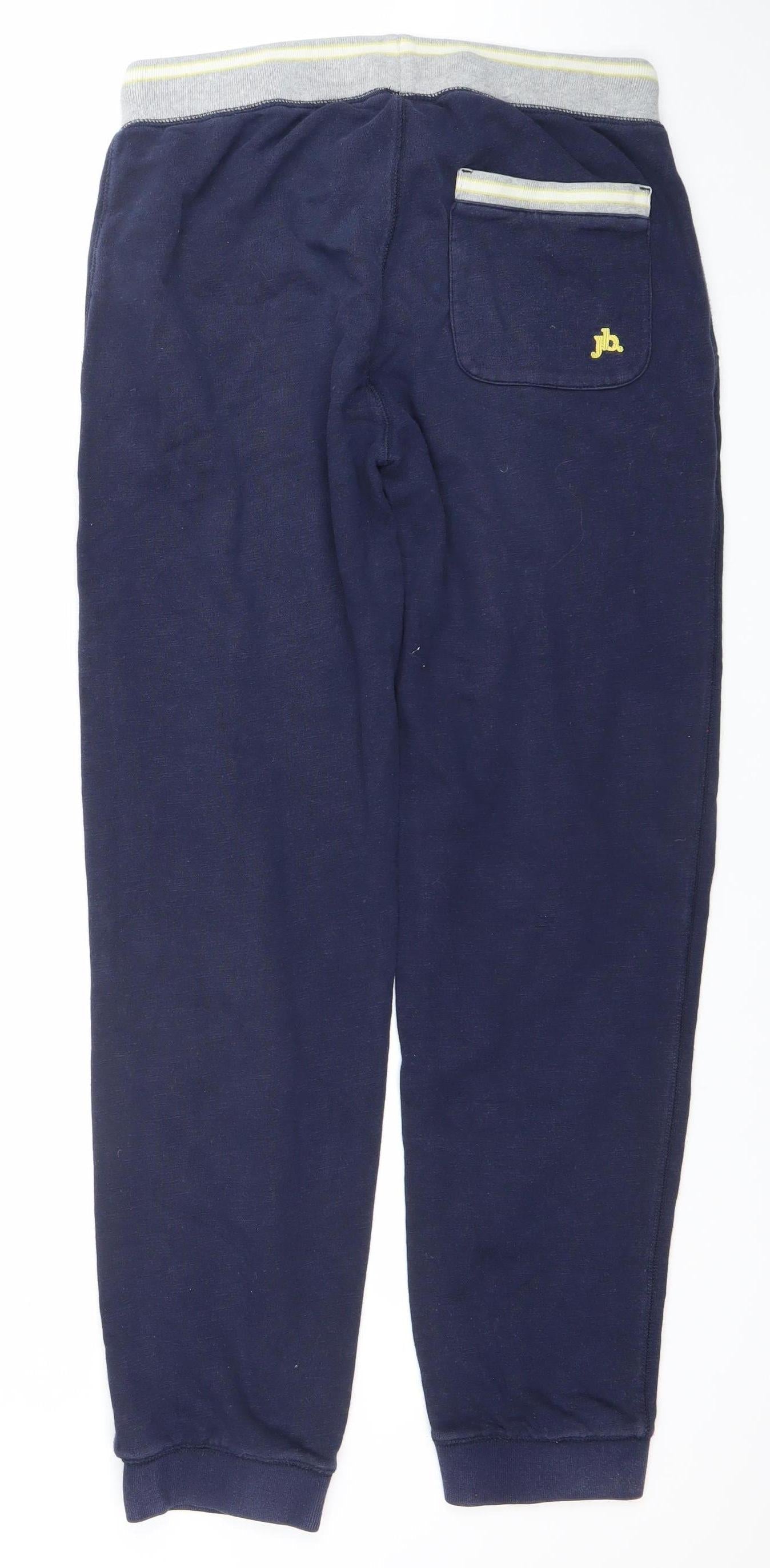 Johnnie B Boys Blue Jogger Sweatpants 10 Years Cotton Drawstring Elastic Waist