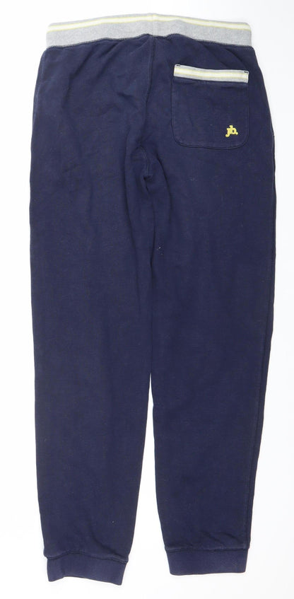 Johnnie B Boys Blue Jogger Sweatpants 10 Years Cotton Drawstring Elastic Waist