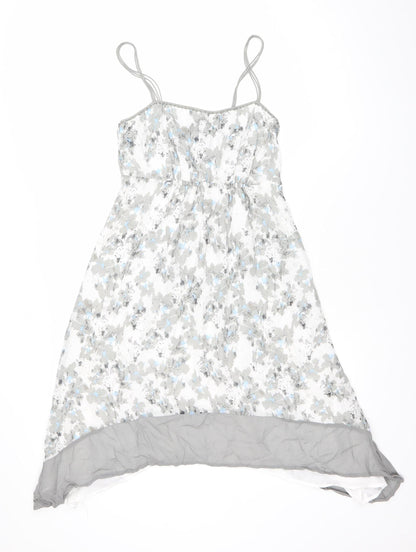 Love Me Tender Women’s Grey Floral Slip Midi Dress Size 10