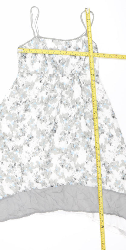Love Me Tender Women’s Grey Floral Slip Midi Dress Size 10