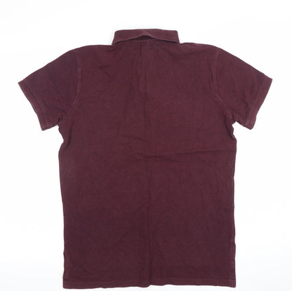 Ralph Lauren Men’s Red Polo Shirt M Custom Fit Short Sleeve Cotton