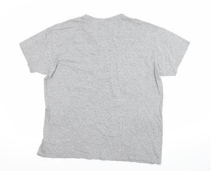 Imperial Men's Grey Evolution Funny Graphic T-Shirt Size L