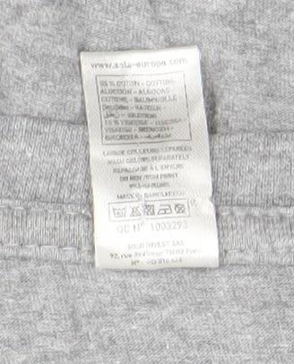 Imperial Men's Grey Evolution Funny Graphic T-Shirt Size L