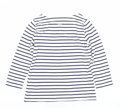 Womens UK Size XS Joules White Basic T-Shirt