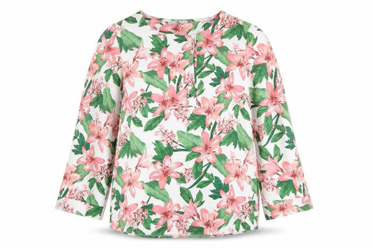 TU Women’s Multicoloured Floral Blouse Size 10 Long Sleeve Tunic