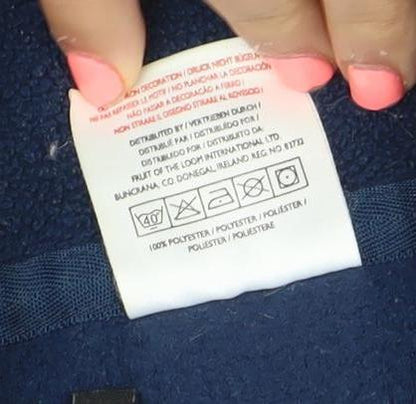 Fruit of the Loom Men's Blue Fleece Waistcoat Bodywarmer S