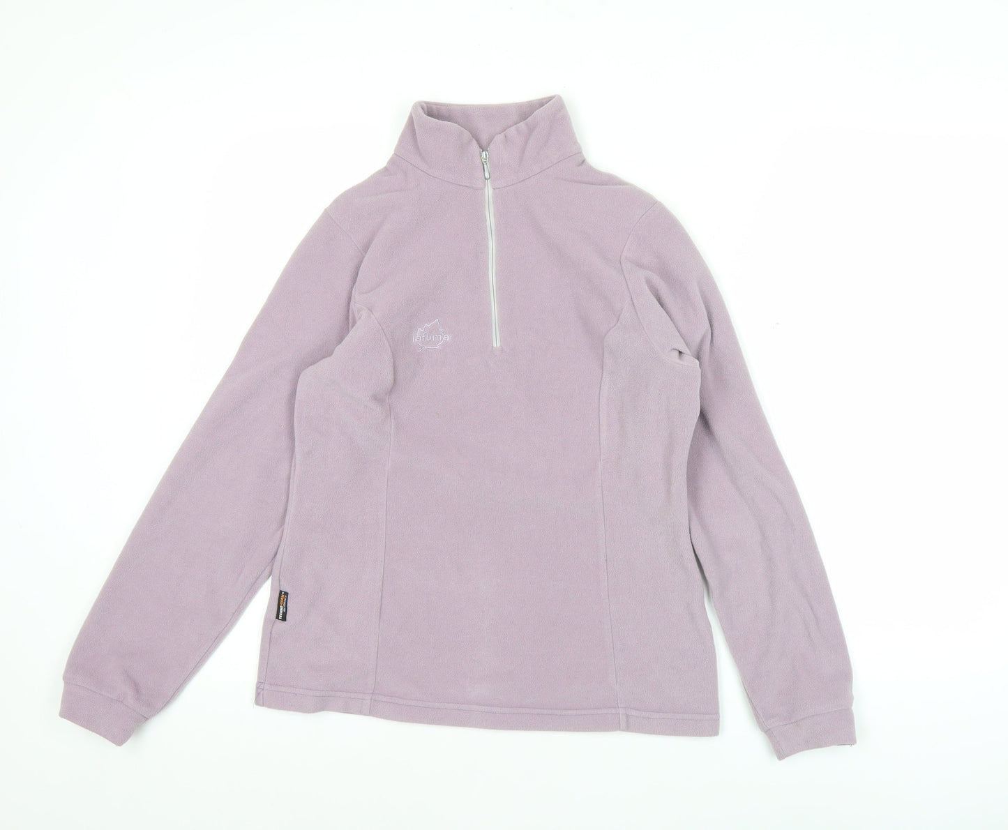 Lafuma Women’s Purple Fleece Sweatshirt Small 1/2 Zip Outdoor