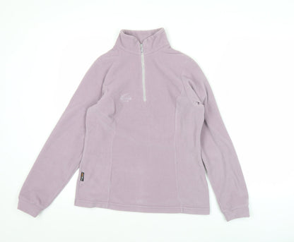 Lafuma Women’s Purple Fleece Sweatshirt Small 1/2 Zip Outdoor