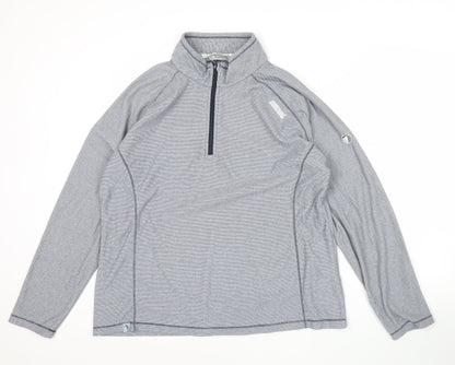 Regatta Womens Grey Size 18 Outdoor 1/4 Zip Lightweight Sweatshirt