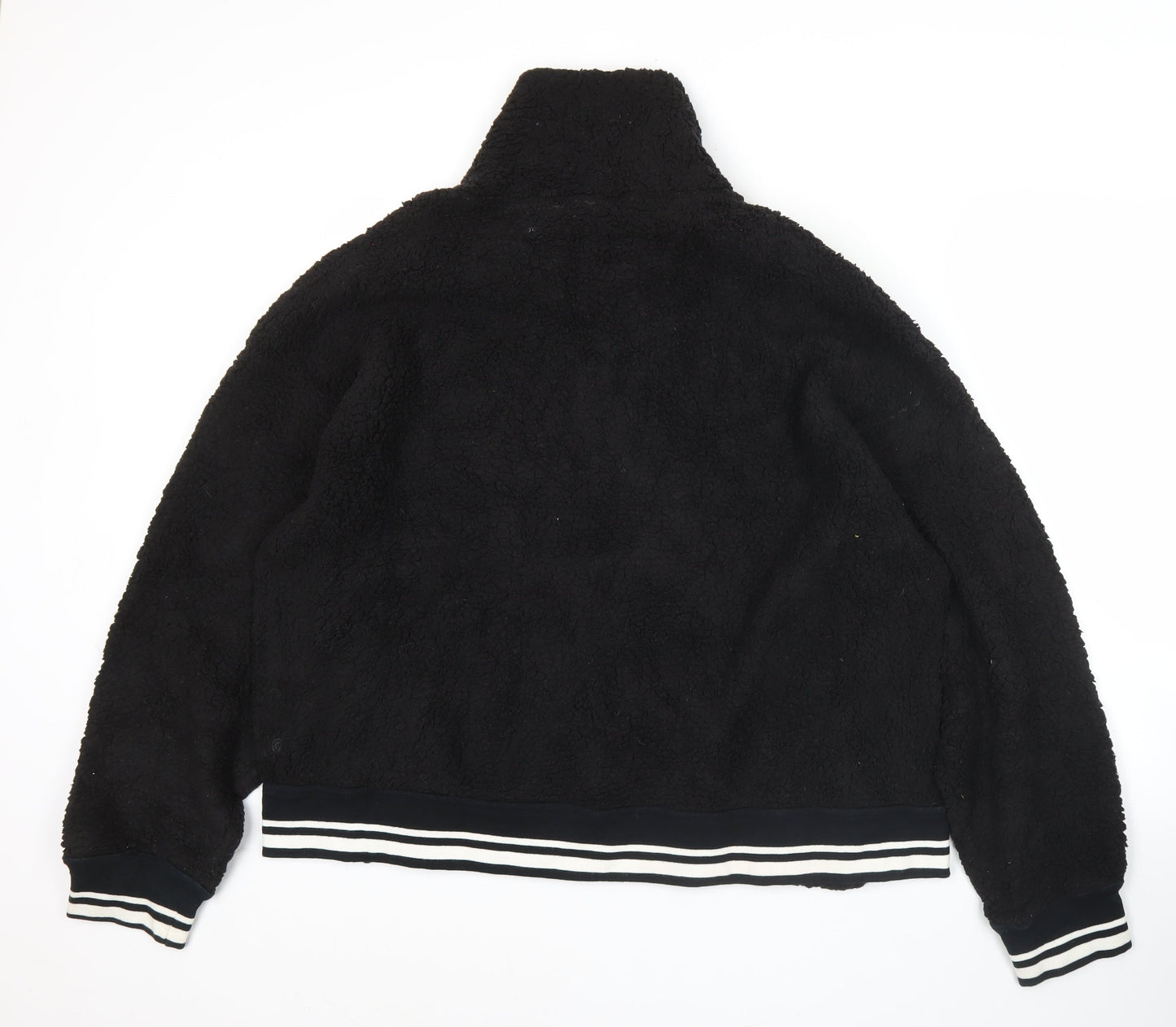 Mens UK Size M Champion Black 1/2 Zip Sweatshirt