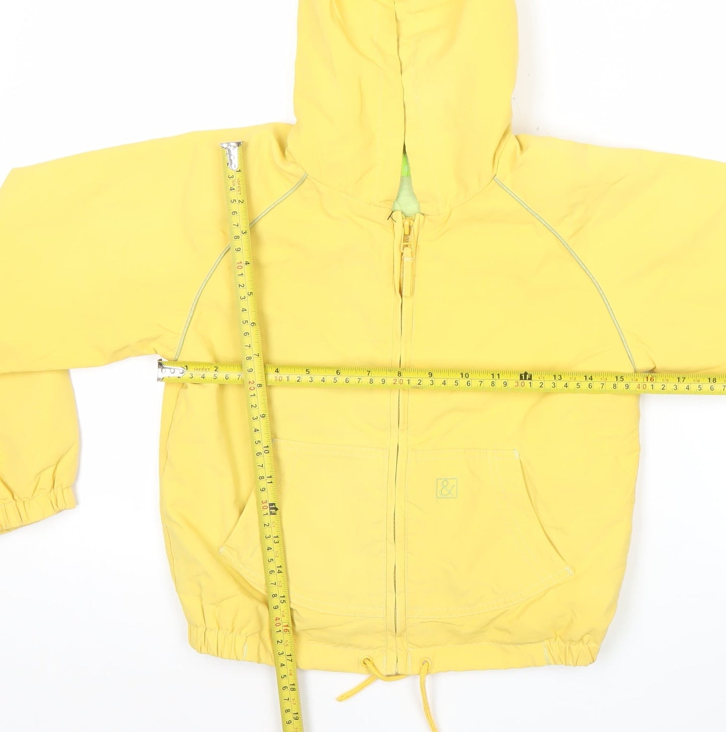 Track & Field Boys Yellow Windbreaker Jacket Hooded 9 Years