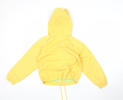 Track & Field Boys Yellow Windbreaker Jacket Hooded 9 Years