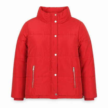 F&F Womens Red Size 10 Puffer Jacket Winter Coat