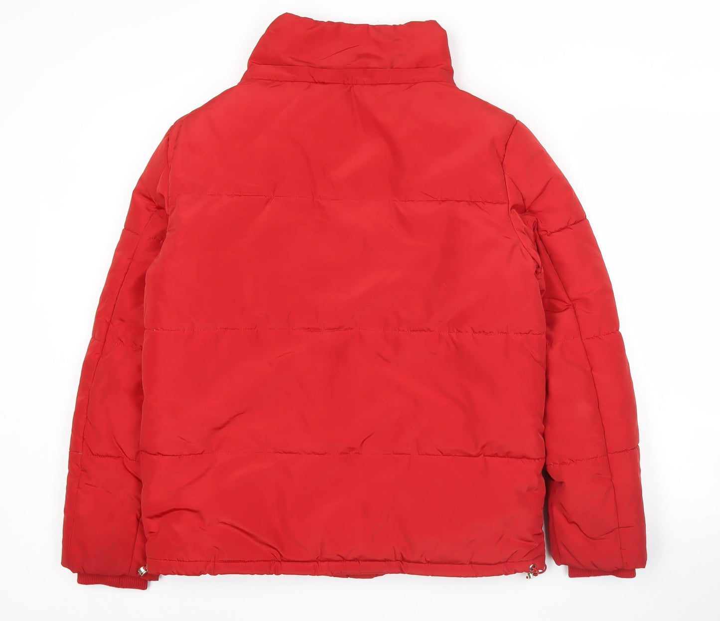 F&F Womens Red Size 10 Puffer Jacket Winter Coat