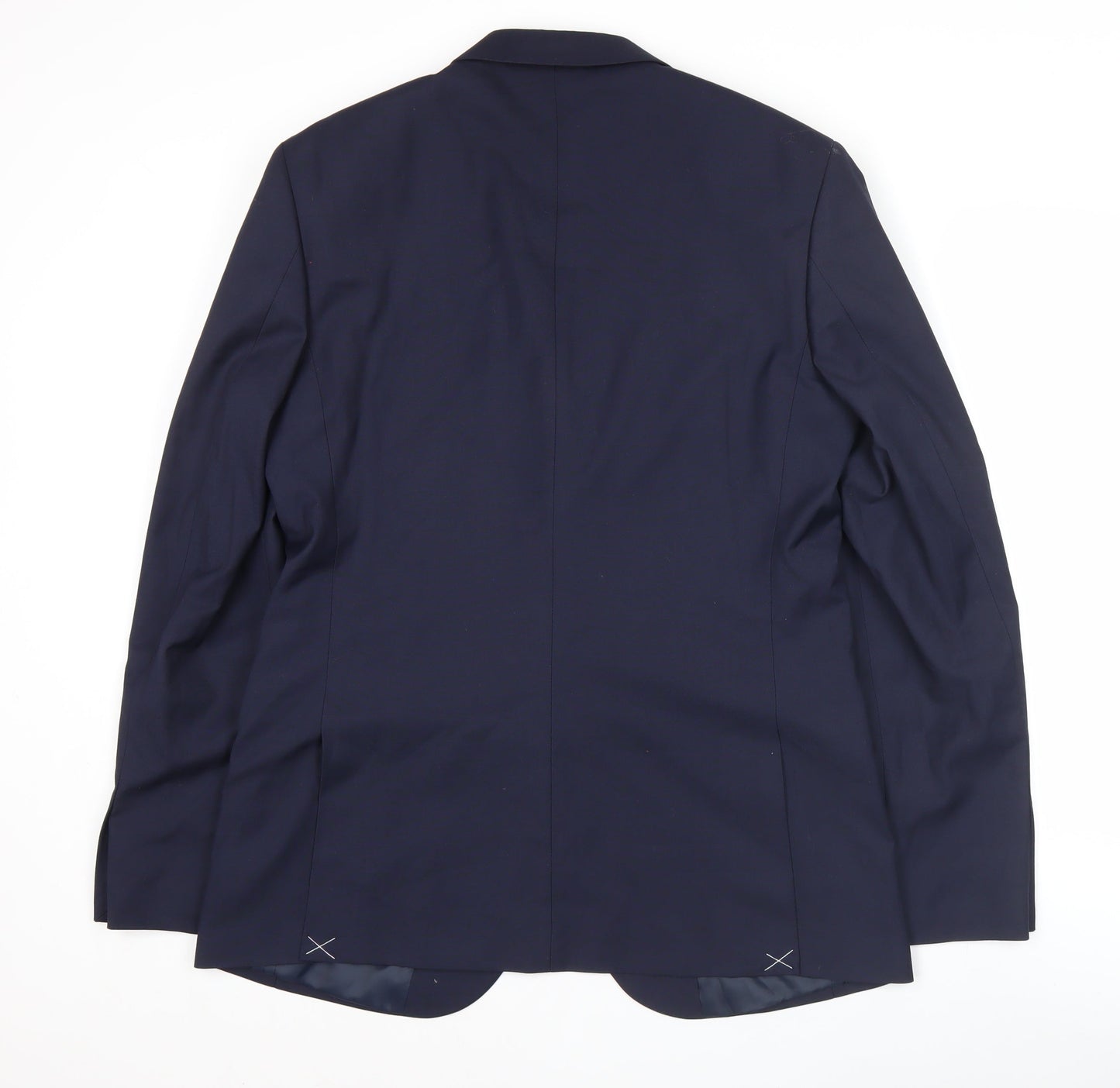 Marks and Spencer Men’s Blue Slim Fit Blazer Jacket 42 Chest XL