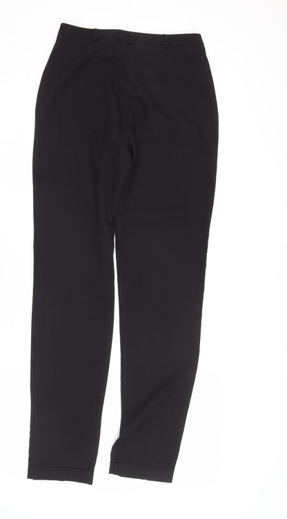 ASOS Women’s Black Size 8 Workwear Flat Front Straight Trousers