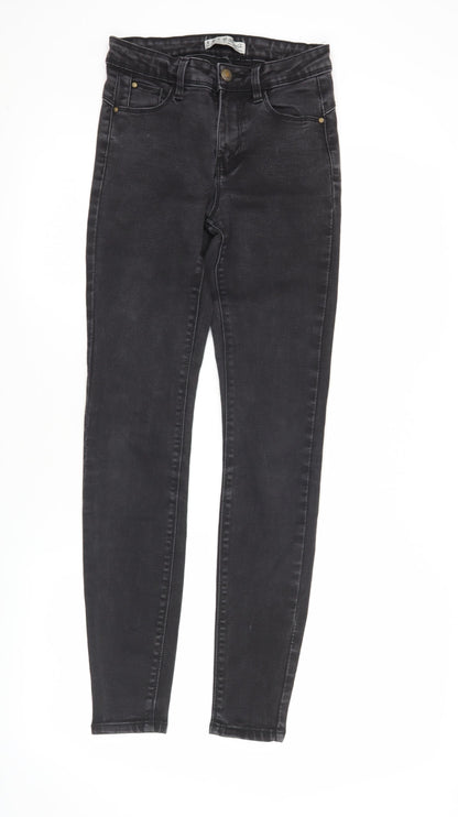 Denim Co. Womens Black Skinny Jeans Size 8 Slim Fit Stretch Denim