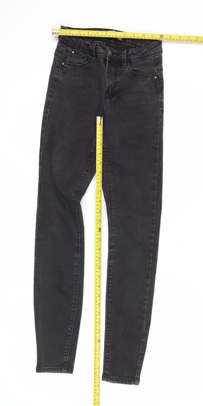 Denim Co. Womens Black Skinny Jeans Size 8 Slim Fit Stretch Denim