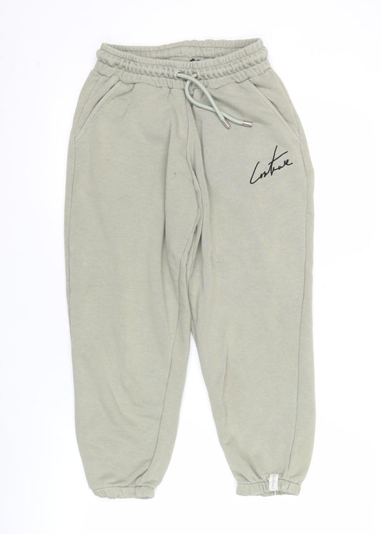 The Couture Club Men’s Green XS Jogger Trousers Elastic Waist