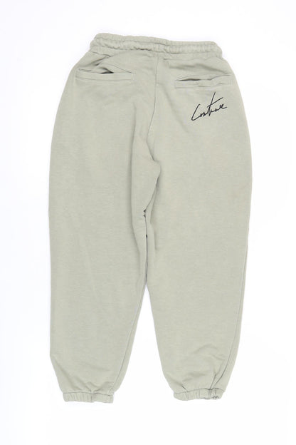 The Couture Club Men’s Green XS Jogger Trousers Elastic Waist