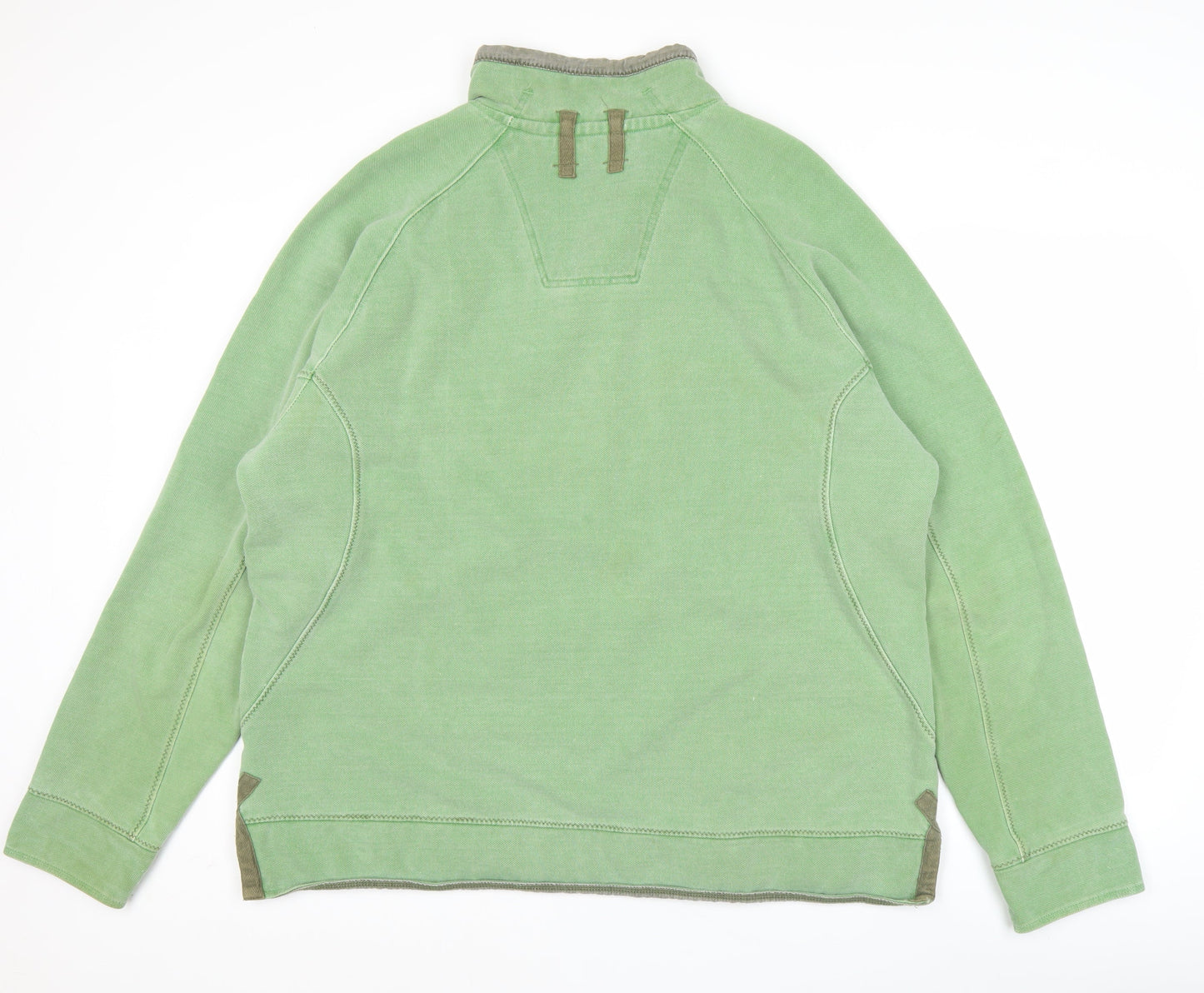 Fly Fishing Originals Men’s Green XL Henley Sweatshirt Cotton