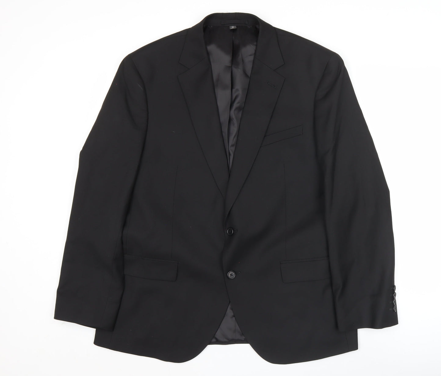 Marks and Spencer Men's Black 42 Chest XL Suit Jacket Regular Fit