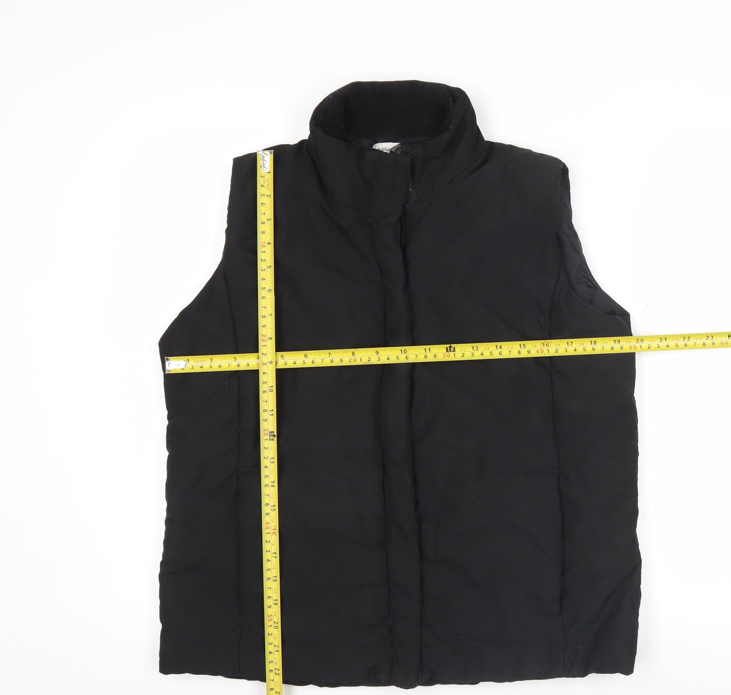 Debbie Morgan Men’s Black Padded Waistcoat Bodywarmer S
