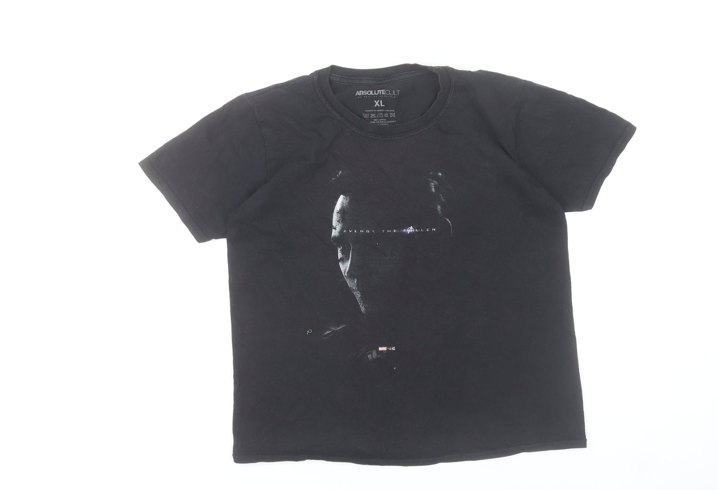 Absolute Cult Boys Black XL Marvel Avengers Graphic T-Shirt