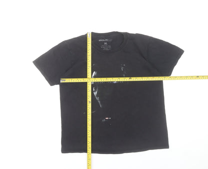 Absolute Cult Boys Black XL Marvel Avengers Graphic T-Shirt