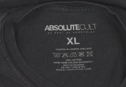 Absolute Cult Boys Black XL Marvel Avengers Graphic T-Shirt