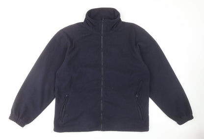 Portwest Men’s Blue Fleece Jacket L 42-44" Regular Fit Full Zip
