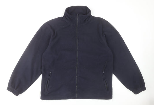 Portwest Men’s Blue Fleece Jacket L 42-44" Regular Fit Full Zip