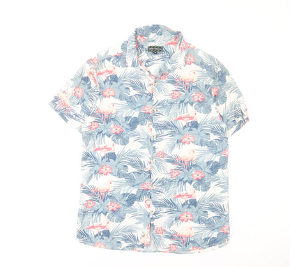 Urban Threads Men's Multicoloured Hawaiian Shirt M Casual Summer