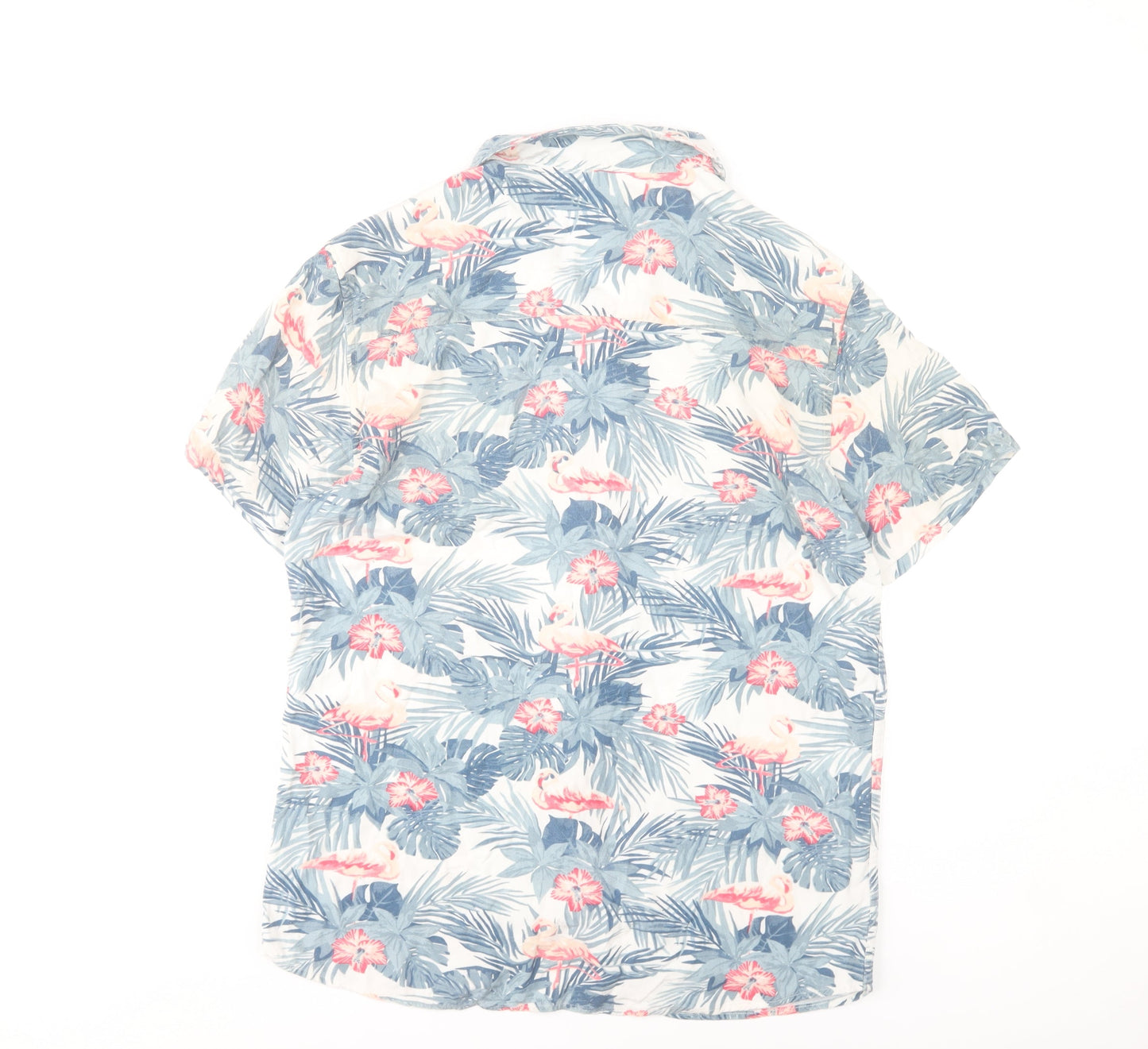 Urban Threads Men's Multicoloured Hawaiian Shirt M Casual Summer