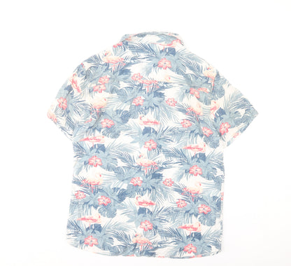 Urban Threads Men's Multicoloured Hawaiian Shirt M Casual Summer