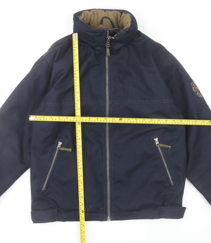 Aigle Men's Blue S 34-35" Basic Jacket Polyester Nylon Winter Casual