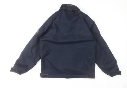 Aigle Men's Blue S 34-35" Basic Jacket Polyester Nylon Winter Casual