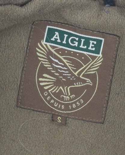 Aigle Men's Blue S 34-35" Basic Jacket Polyester Nylon Winter Casual