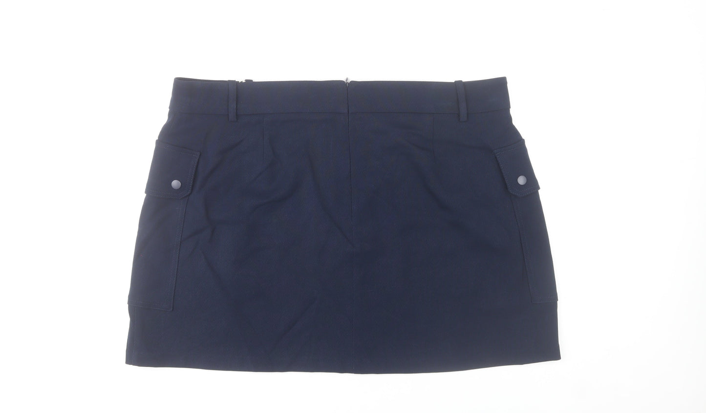 Marks and Spencer Women’s Blue Size 22 Cargo Short Skirt